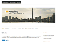 Tablet Screenshot of enconsulting.ca